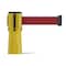 Montour Line Retractable Belt Barrier Cone Mount Yellow Case 9ft. Maroon Belt CP100-YW-MN-90 - alternate 1